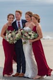 I wore this dress when I was the maid of honor at my sister's wedding. It looked great and the color stood out in all the photos. The material is light, but so well made and the skirt was flowy, perfect for dancing! - Heather C.