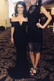 I ordered a bunch of dresses for my friend's wedding. It's extremely hard for me to find something that fits due to my height, but also being bigger chested. This dress came the DAY before the wedding. I sent it to my friends and every response was THAT'S THE ONE! It fit amazing, other than being a bit long. Exactly what I was looking for!! Elegant and classy, the best part was there was a bit of structure around the cleavage, so I didn't have to wear a bra!! I have never received so many compliments. Everyone was talking about my dress, even the bride was like "YOU LOOK STUNNING!" <3 - Deborah B.