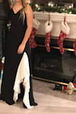 This dress is true to size. Too long for someone who's 5'2, even with heels, but still so pretty. - Amanda T.