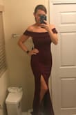 I truly love this dress! I originally purchased as a bridesmaid dress, but plan to wear it afterwards as it is so comfortable and yet still sexy & classy. It fits like a glove and the slit is tasteful. I will have to have it hemmed since it is a bit long on me, but it's one of favorite Lulus purchases! - Lauren M.