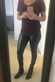 Loved everything about these leggings. Very comfortable and awesome fit. My only complaint would be the material smell. It's not pleasant and I have no idea how to wash it out since the material seems delicate. - Sharon P.