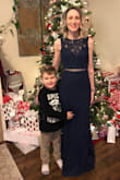 I have no hips so it was a little bit loose, but no one realized it but me. I got a ton of compliments through the night. The length was amazing with heels on! - Brittney H.