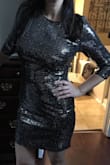 Love the dress. Fits like a glove. Wearing it NYE! - Angela F.