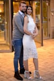 This is such a beautiful and feminine dress! I ordered it in a size XS and it was too small, but I was so in love with the dress that I exchanged it to a size S and it fits perfectly. I received so many compliments! It's very good quality and lace. It's so gorgeous! - Mirela V.