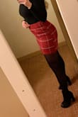 I absolutely loved this skirt. The material feels super nice and the color is great. 

I have a fairly small waist and bigger thighs, so the skirt was a little more snug around my butt than I would've initially liked, but it worked out great! - Erika A.