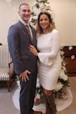 I wore this for my civil wedding ceremony! It was modest but fun, and I got a ton of compliments on it for the rest of the day. It is super comfortable and not very see-through. I will probably wear it for my bridal shower or other wedding events, too! - Lena N.