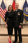 I absolutely loved this dress! I ended up ordering a Large and a Medium because I wasn't sure which one would fit the best and I ended up going with the medium. So, a little back story to buying this dress. My boyfriend is in the Navy. He has been training to fly jets for 2.5 years and was finally graduating from flight school to get his wings and become an official pilot in the Navy this past Friday, Dec. 21st! I thought I was going to have to work that day, but I was able to get off and never told my boyfriend so that I could surprise him at the ceremony that Friday morning on base! So obviously I needed to find a beautiful dress to wear and surprise the up and coming pilot boyfriend. He absolutely loved it! And he could not stop talking about how beautiful I looked all day. Highly recommend buying this dress. I also bought this dress using the customer service line instead of ordering it online because I didn't have a lot of time and the shipping was top priority. Even the Lulus service over the phone was fantastic! Thank you! - Charnel A.