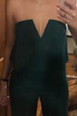 I wore this jumpsuit to a Christmas party and it looked fabulous! It was so comfortable. I rarely find jumpsuits that hit me in the right places, and this one fit perfectly and made my bust look AMAZING! - Lauren J.