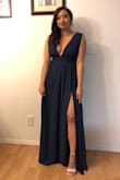 This dress was amazing! I used it for my graduation dinner and wouldn't have chosen anything different! I got it in a medium and it fit like a glove, just had to get it hemmed a little because it was a little long! I also got the straps tightened a bit. The material is amazing and for the price I would recommend it a hundred times if I could! - Carmen M.