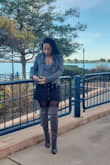 Love the jacket. It's loose on me. I know I needed a large; however, it wasn't available so I purchased the next size up. I'd suggest ordering your regular size. Great jacket! - Shayla T.