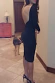 Great staple black dress. Comfy and stretchy/thick material. - Kammi W.