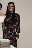 I got so many compliments when wearing this dress to my sister's wedding shower. The neck and arms fit a little big on me, but I still wouldn't change the size. - Jodie P.