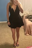 Fits beautifully! It gathers at the waist around the zipper for me because I have a short torso and the straps aren't adjustable, but it's barely noticeable! - Jennifer S.