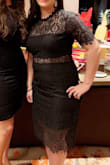 Bought for a company Christmas party and it fit perfectly. I received lots of compliments. It was very comfortable. If you're of a larger size I recommend wearing spandex to smooth the fit. Material is a on the thinner size so without spandex it can show every bump or roll. - Annie M.