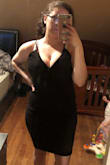 It fit me well. I just personally didn't like how I looked in it. It showed a bit too much cleavage for me. I'm not blaming the dress itself since it's a nice dress. Maybe when I lose weight it'll look nicer. - Cheyenne D.