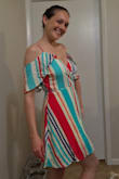 I received many compliments when I wore this dress to a casual outdoor engagement party. It fit perfectly and was extremely comfortable on. The fabric is lined nicely as well. This is the perfect colorful flirty dress! - Kelly M.