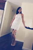 I got this dress for my bridal shower. I lived it and I got so many compliments on it. It was my first Lulus purchase. It wasn't my last! :) - Luca G.
