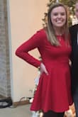 I loved this dress! I received so many compliments throughout the night and the dress hugs everything in just the right places. I absolutely love it!! - Caitlin M.