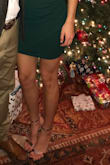 I bought these shoes in a size 8.5 based on reviews - although I normally wear an 8 in most shoes. I got the pewter color and I am obsessed with them! I wore them with a Lulus dress to a Christmas party and got tons of compliments on them. They definitely look more expensive than they are and the pewter color is really versatile. I would definitely get these shoes in another color in the future! - Emily L.