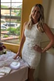 The lace fabric is very high quality and photographs well. I got soooo many compliments on this dress. Perfect for any pre-wedding parties! - Katelyn D.