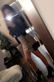 This skirt is perfect for winter! It's so soft and flattering. It's not too tight and the length is just right! Great quality skirt, highly recommend! - Kaitlin G.
