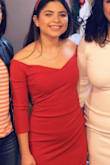 This dress is amazing, it feels so soft and fitting. It has elastic on the shoulders so it won't fall off. The fabric feels like it could last you years! Lulus never fails to surprise me with their dresses. Only mistake I did was put a simple necklace with it, so make sure your necklace is noticeable since your chest and shoulders will be out :) - Val T.