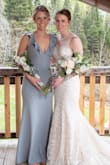 I ordered this dress as a bridesmaids dress in a friend's wedding. So cute and fun and I received many compliments throughout the night! I had to get it taken in in a few areas, but I think the small would have been too tight around my hips. - Lacey O.