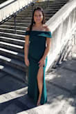 I wore this to a wedding got so many compliments! I loved the color and how the dress felt on. The dress is of good quality. I just fell in love with this dress. - Anna C.
