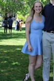 Love this dress! The material was thicker than I anticipated, which worked out really well. I wore it for graduation and received tons of compliments- great summer dress. It works with both heels and sandals! Very comfortable as well. - Jasmine F.