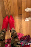 My name is Isabelle. 
I have been wanting red boots for ages.
These. Are. Perfect!!!!! - Isabelle M.