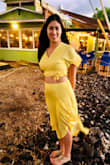 I got tons of compliments. It fits true to size. The style is unique and great quality. I wore it out on a date in Maui. - Eden B.