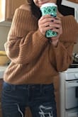 Definitely will keep you warm! So chic and the way it sits on you is great, I love it! - Andrea E.