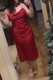 This dress is stunning!! I ordered multiple dresses for my winter formal and didn't even expect this one to be a contender. As soon as I zipped it up, I was absolutely in love! The way the fabric lays is super flattering and makes my waist look tiny. I'll be hemming this dress to above the knee it make it more suiting for the occasion and I can't wait to see how it looks! - Selina L.