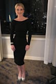 I wore this dress for a New Year's Eve formal event and I felt so glamorous. It fit like it was made for my body. The dress is very classy and elegant and the back is amazing and makes with dress. The "V" has a bar in it to keep its shape, which is awesome. The sleeves were a touch long but no big deal, I just tucked them under a bit. It was also really comfortable. The material is thick enough that I didn't need to wear a bra with it. If you are debating on getting this dress, you should buy it! You won't regret it! - Dana J.