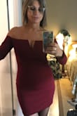 I don't care for red and was going to a red party. I'm not big on dresses either, but wow I got do many compliments on this bad boy! It fits perfectly. I wore it with fishnets and black booties. :) - Mary A.