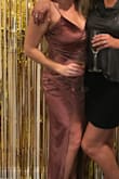 I originally ordered a large (normally I am between a size 6 and size 8 in dresses), but it was too loose and I had to return it for a medium. The medium fit perfectly and hugged in all the right places! This dress is very flattering, comfortable, and photogenic! - Morgan K.