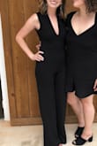 I borrowed this jumpsuit from a friend for a formal wedding and wound up loving it so much that I bought my own. I've worn it for a couple of weddings since and it's seriously the best. So comfortable yet sexy and classy! - Melissa V.