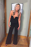 Absolutely love! Fits perfect to size. I do not have a big bust, but this jumpsuit made me look like I did! Extremely comfortable and flattering. Might get in red as well! 10/10 purchase. - Alex S.