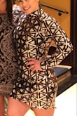 The dress was absolutely amazing. I received so many compliments. I ordered a size Small and it was perfect. Highly recommend! Dress was shipped and received within two days. - Nicole V.