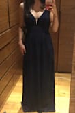 Lulus is always a win! The dress is just as pictured, it looks very elegant. The fabric is very nice; soft and flowy. It's a bit long, but nothing a simple hem can't solve. I would definitely buy it again. All my friends and family loved the dress! - Mabel D.