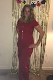 I got so many compliments on this jumpsuit! I never wear red and went out on a limb and ordered this. I needed to shorten the pants. Even if I wore heels I still needed too. Other than that it is true to size and fits perfectly. It is very comfortable! - Jennifer C.