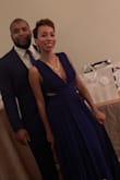 I wore this dress to a New Year's Eve wedding and got many compliments! I taped my bust, which worked out for me. - Christina T.
