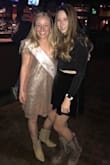 I wore this dress for my bachelorette party and it was perfect! I usually wear a size small, but I read the reviews and decided to size down - I'm glad I did! The material is really comfortable and seems like a good quality, but a lot of the sequins were falling off after one night so I'm not sure how long it will last. - Jaclyn M.