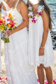 Bought this dress for my daughter along with my dress. 1st time buyer for Lulus and we were so excited on the quality and fit of both dresses. Her's was perfect! A bit see through, but nothing that a white bikini didn't fix.... it was worn for a beach wedding. I had to take in the straps a bit since she's so petite. Quality and fabric was top notch! And the dress had POCKETS!!! Extremely happy with our purchase!!! - Jeannette S.