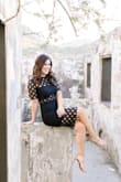 Love this dress! It's a comfortable fit and the design is gorgeous. I typically wear a 4 or 6 in dresses. A medium fit perfectly. I received a ton of compliments while wearing it. Very happy with this purchase! - Kaitlin K.