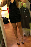The strap around the ankle doesn't have enough holes so it's loose at the top. This runs a little big, so there's a lot of space at the heels and other parts. - Amy T.