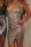 This was the second dress I ordered for NYE after reading negative reviews on the one I really wanted. My best friend ended up wearing it out! It was so perfect and stretchy which was an added bonus! - Alexis H.