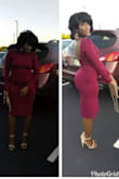 Okay ladies, I will start by saying that this dress is one of the sexiest, and most beautiful midi dresses I've ever gotten. You don't even want to imagine how sexy, classic, and tempting the cut of the back is. OMG, I loveeeeed the dress from the moment I tried it on. Initially, I got this dress to wear to my cousin's wedding, but then I got another one just for a back up. When I got this dress on, I fell in deeply in love. The best, thickest, and strongest material I've ever seen. You can go just like your mama gave birth to you, and no one will notice. I got a ton of compliments, in fact, I looked best among the guests, especially the young women attending the wedding. My back and front was the center of attention. Ladies, this is a must get! - Sharon C.