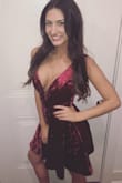 The dress is very pretty. I feel like it does not go well with large breasts though. The underwire makes it stick out and you can see straight down. - Krista S.