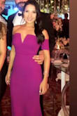 Love this dress! The color is super flattering and it really stands out! I got many compliments from friends and strangers! I didn't have time to have it hemmed but I wore super high platform heels and it worked ok! - Andrea A.